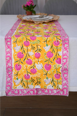 Saffron Bloom Table Runner