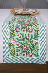 Pomegranate & Sage Vine Table Runner