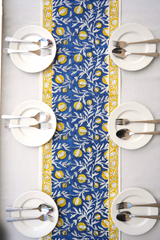 Golden Pomegranate Table Runner