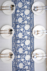 Oriental Flower Garden table runner