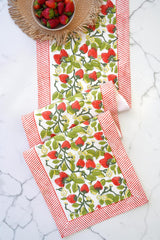 Strawberry feast Table runner