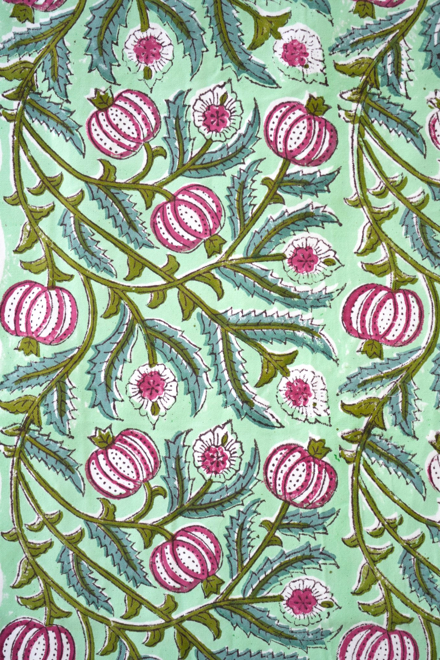 Pomegranate & Sage Vine Table Runner