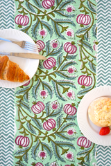 Pomegranate & Sage Vine Table Runner