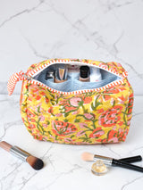 Quilted Pouch in Marigold Morning