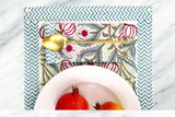 Table Placemat with matching napkin-Christmas Time