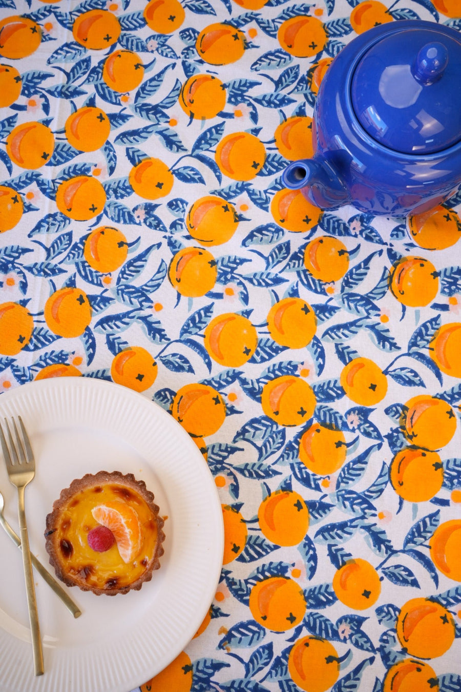 Orange Blossom Tablecloth