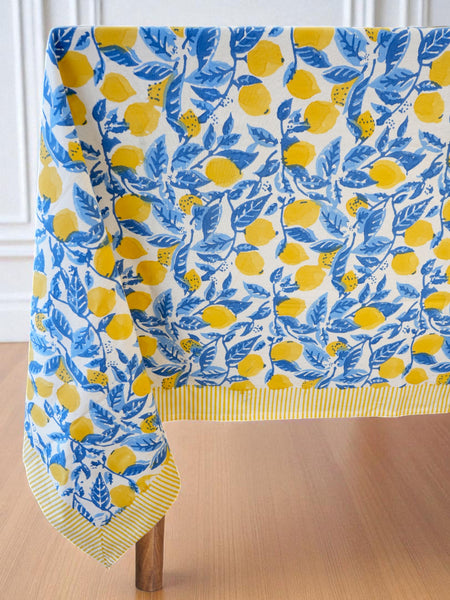 Moolight Lemon Groove Tablecloth