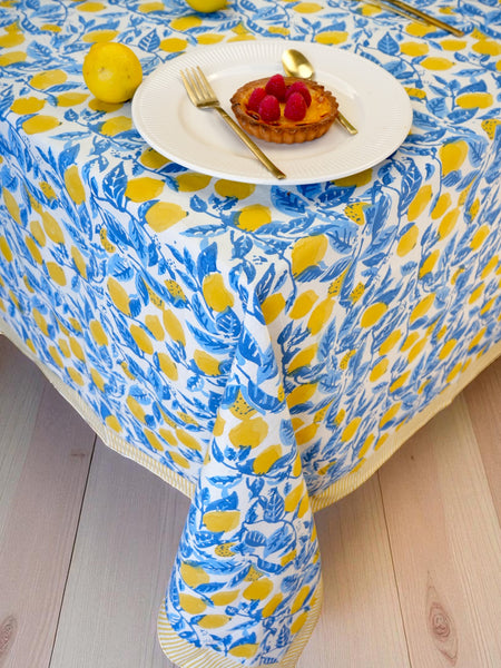 Moolight Lemon Groove Tablecloth