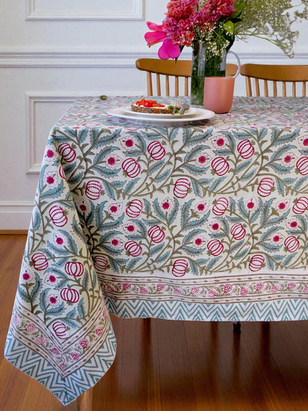 Pomegranate & Sage Vine Tablecloth