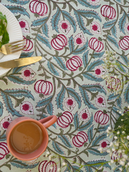 Pomegranate & Sage Vine Tablecloth