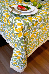 Summer Lemon Groove Tablecloth