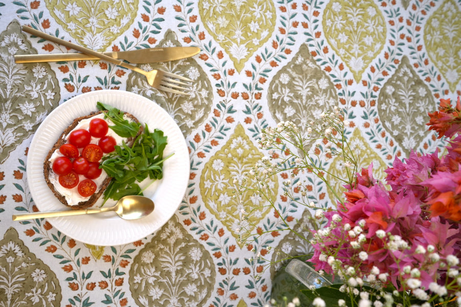 Golden Meadow Tablecloth