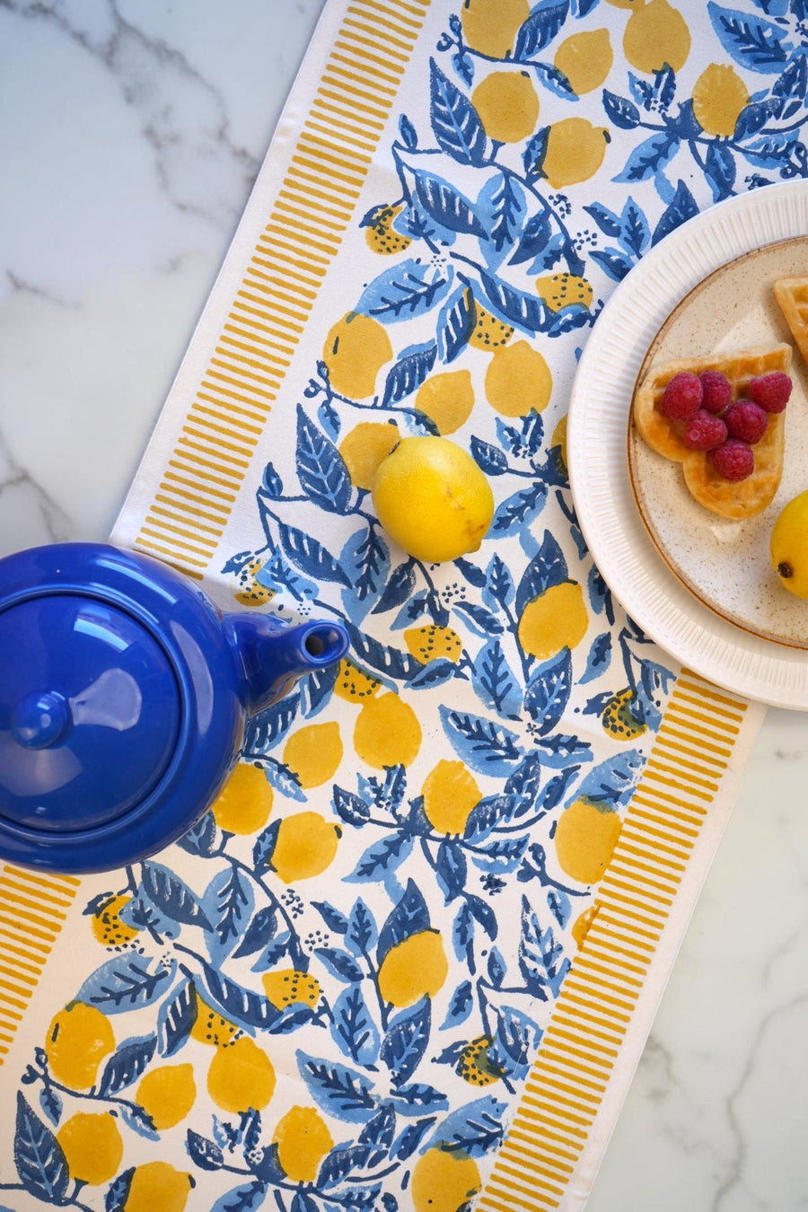 Moon Light Lemon Grove Table runner