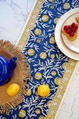 Golden Pomegranate Table Runner