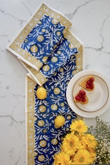 Golden Pomegranate Table Runner