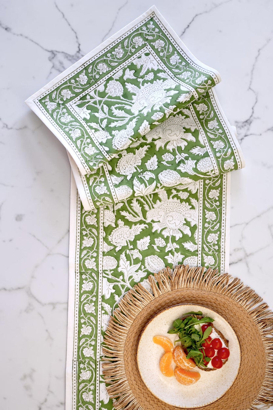 Pistachio Lover table runner