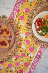Saffron Bloom Table Runner