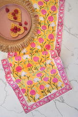 Saffron Bloom Table Runner