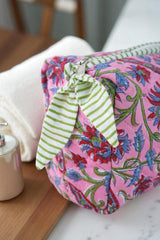 Quilted pouch in Purple Boho Blush