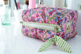 Quilted pouch in Purple Boho Blush