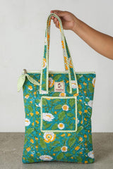 Wildflower Wave Laptop Bag