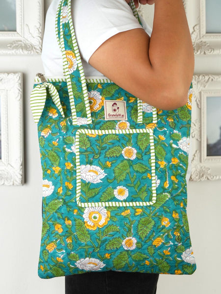 Wildflower Wave Laptop Bag