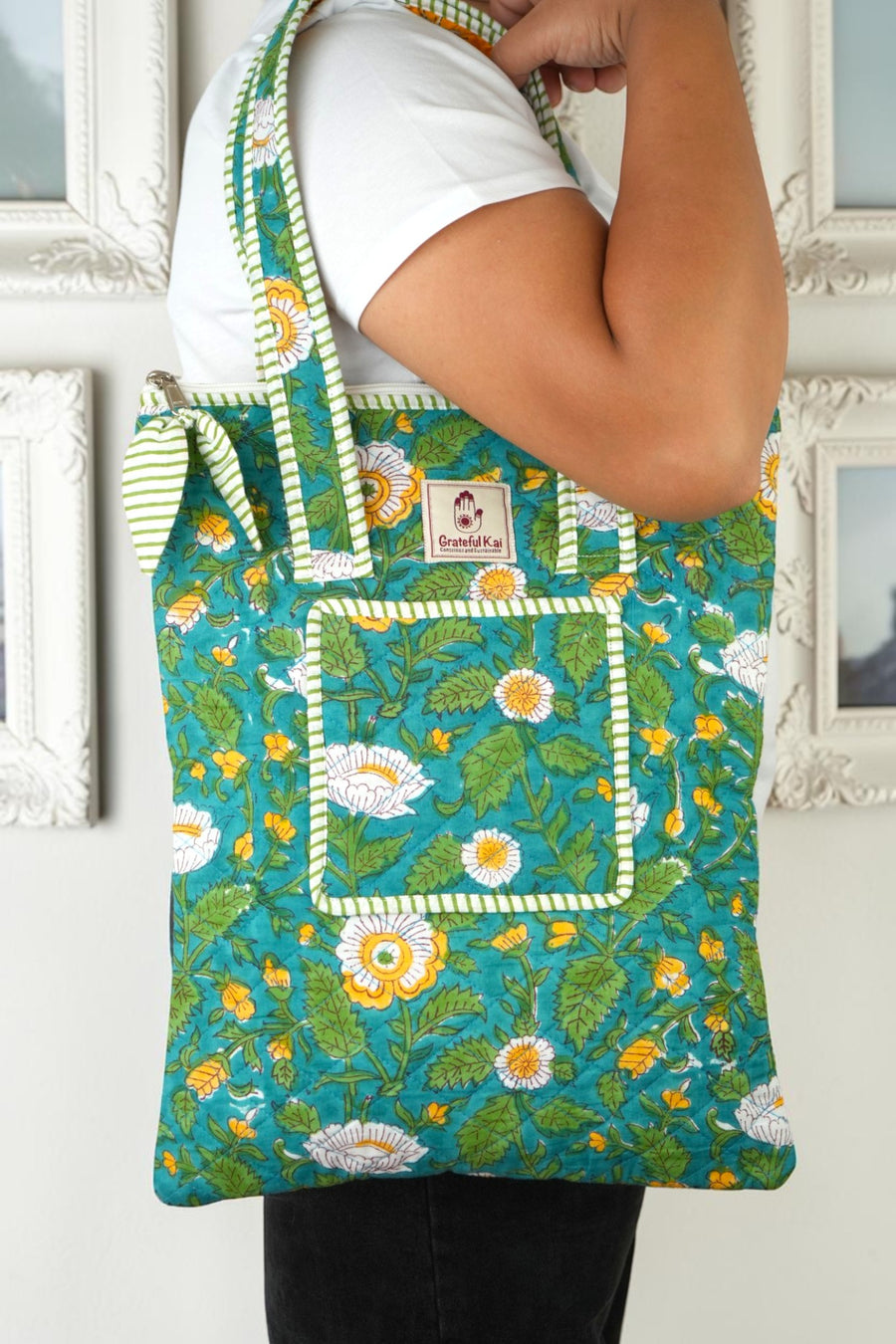 Wildflower Wave Laptop Bag
