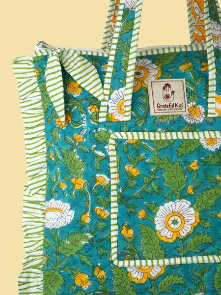 Wildflower Wave Laptop Bag
