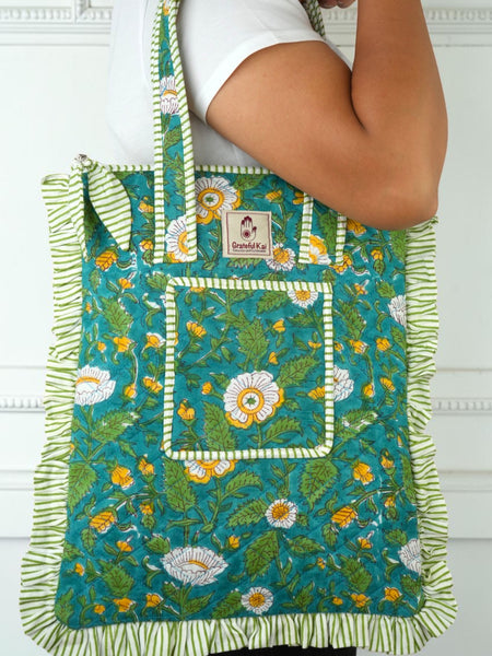 Wildflower Wave Laptop Bag