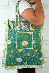 Wildflower Wave Laptop Bag