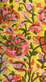 Quilted Pouch in Marigold Morning